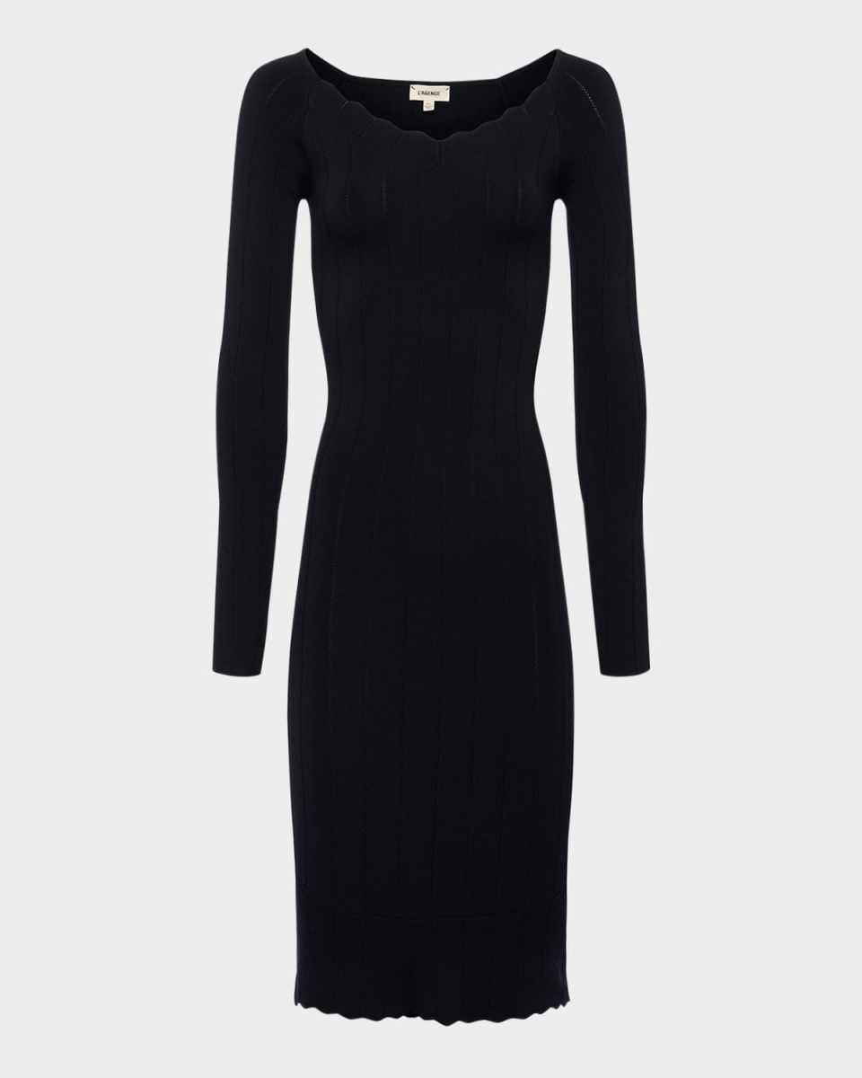 Felizia Long-Sleeve Knit Dress
